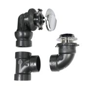 waste and overflow adapters